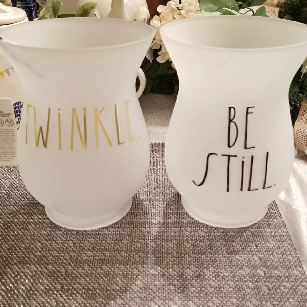 Rae Dunn Frosted Vases